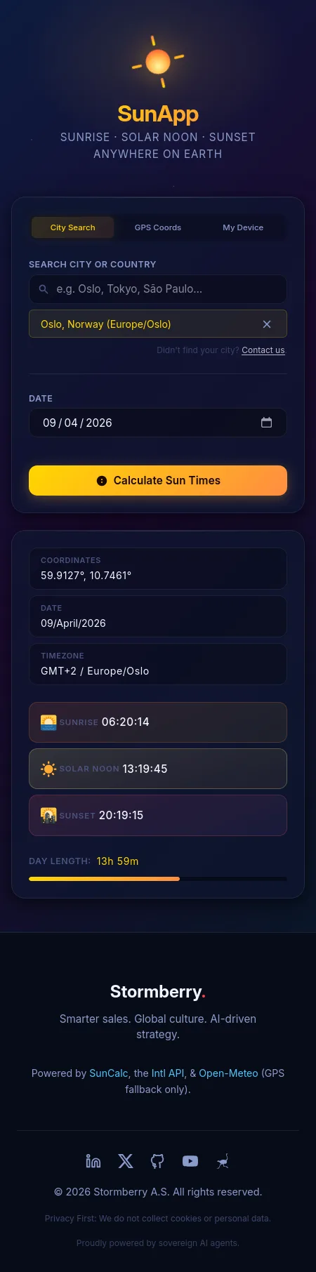 SunApp Launch