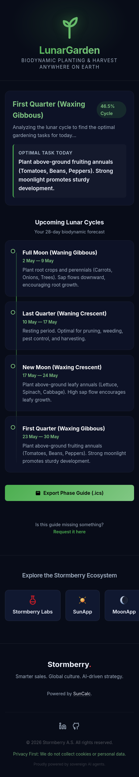 LunarGarden Launch