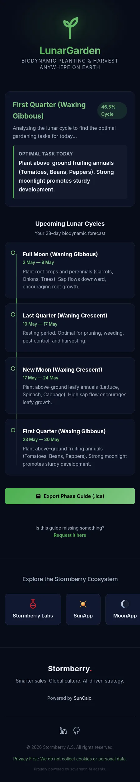 LunarGarden Launch