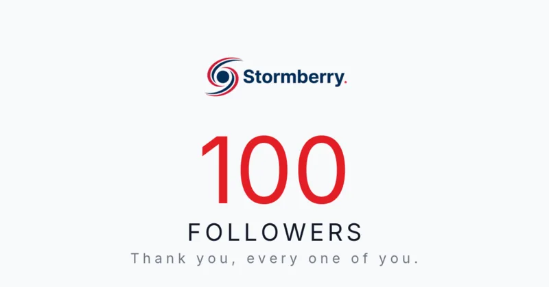 100 followers. Thank you.